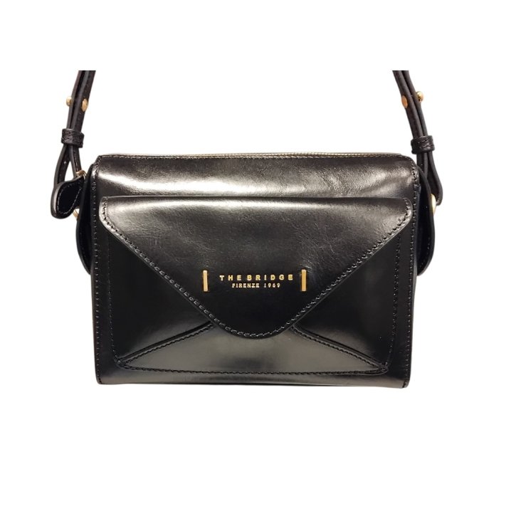 the bridge Damentasche Rindleder schwarz